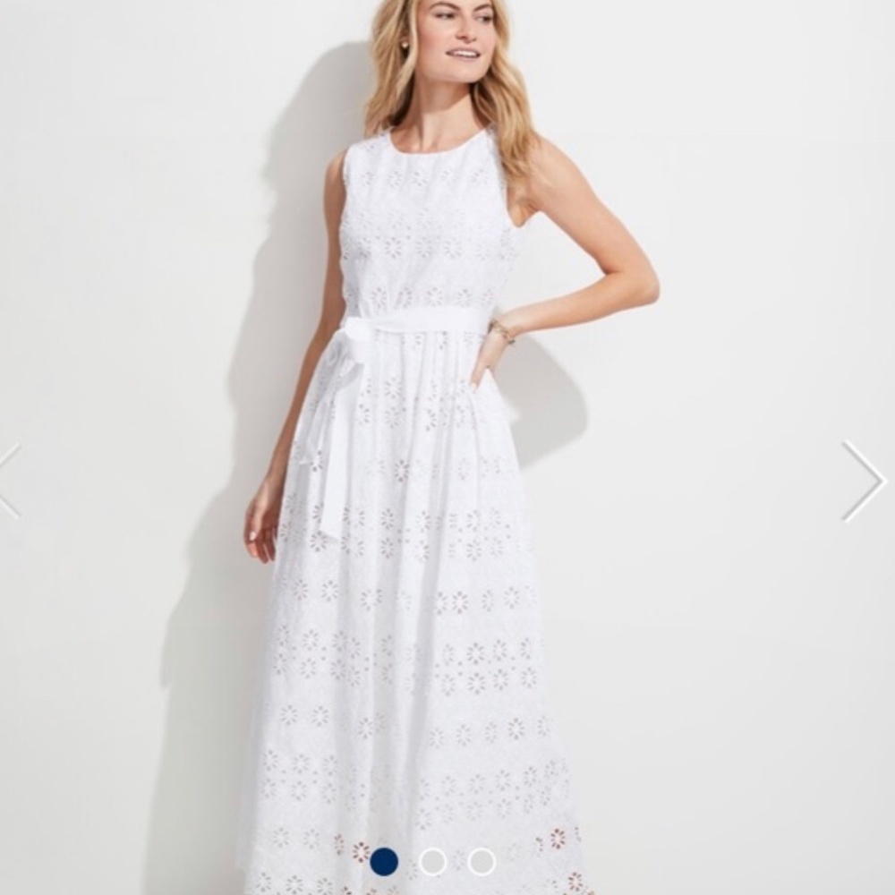 Vineyard Vines Eyelet Maxi Dress